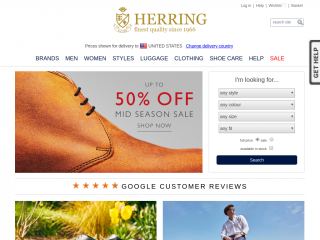 herring-shoes.com screenshot
