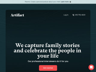 heyartifact.com screenshot