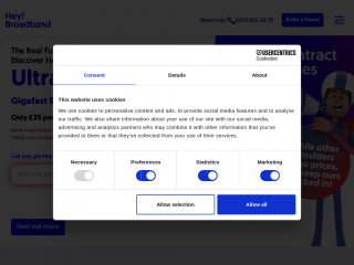 heybroadband.co.uk screenshot
