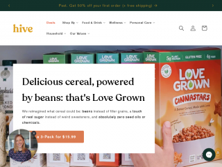 hivebrands.com screenshot