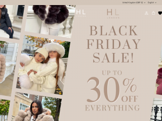 hlfashions.co.uk screenshot