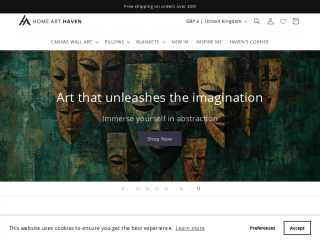homearthaven.com screenshot