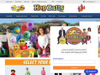 hopballs.com screenshot