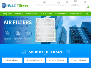 hvacfilters.com screenshot