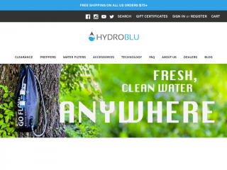 hydroblu.com screenshot