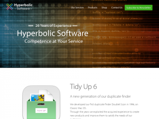 hyperbolicsoftware.com screenshot