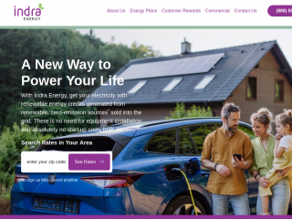 indraenergy.com screenshot