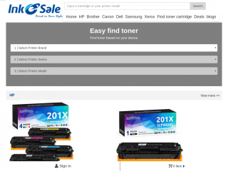 inkesale.com screenshot