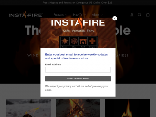 instafire.com screenshot