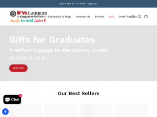 irvsluggage.com screenshot