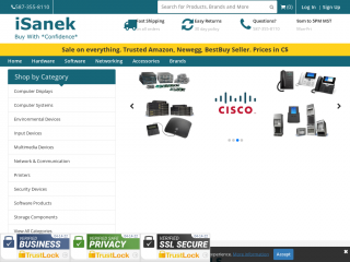 isanek.com screenshot
