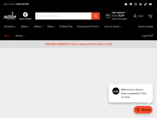 iscoot.com.au screenshot