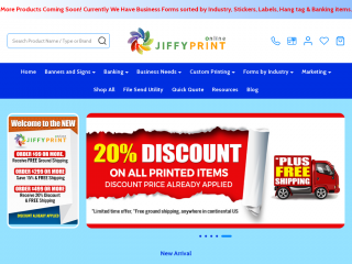 jiffyprintonline.com screenshot