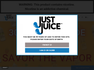 justjuiceusa.com screenshot