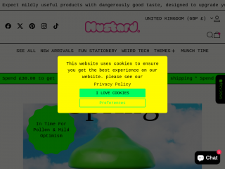 justmustard.com screenshot