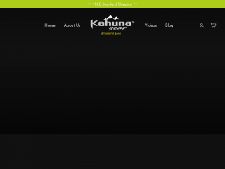 kahunagear.com screenshot