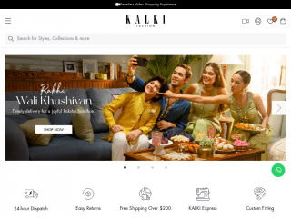 kalkifashion.com screenshot