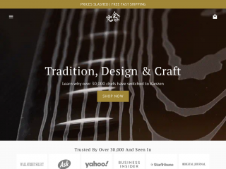 kanzenknives.com screenshot