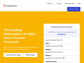 kapitalwise.com screenshot