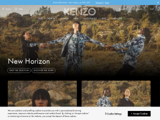 kenzo.com screenshot