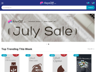 keysoff.com screenshot
