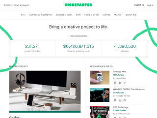 kickstarter.com screenshot