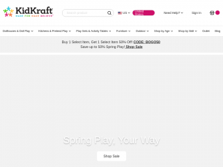 kidkraft.com screenshot