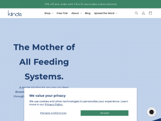 kiinde.com screenshot