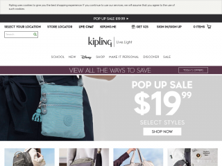 kipling-usa.com screenshot