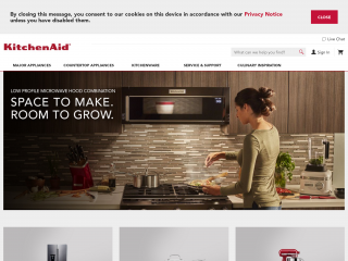 kitchenaid.com screenshot
