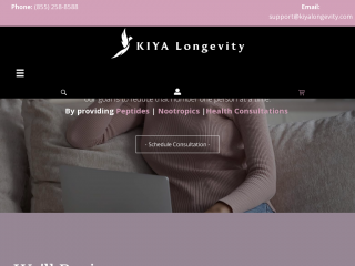 kiyalongevity.com screenshot