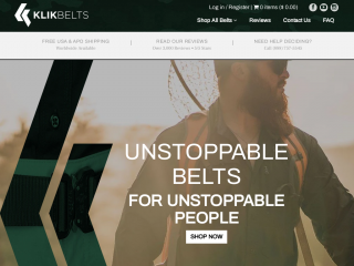 klikbelts.com screenshot