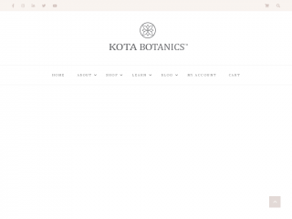 kotabotanics.com screenshot