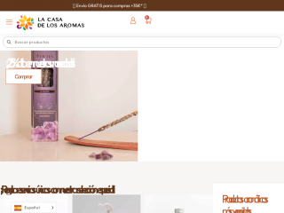 lacasadelosaromas.com screenshot