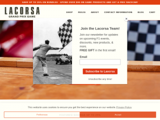 lacorsagame.com screenshot
