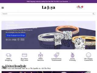 lajoyajewelry.com screenshot