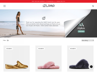 lamofootwear.com screenshot