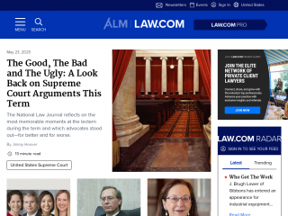 law.com screenshot