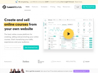 learnworlds.com screenshot