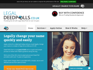 legal-deedpolls.co.uk screenshot