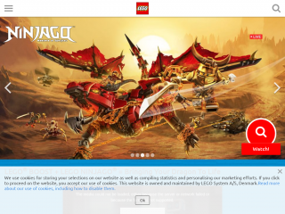 lego.com screenshot