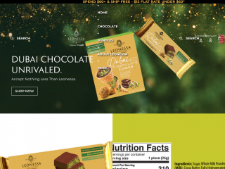 leonessachocolatier.com screenshot