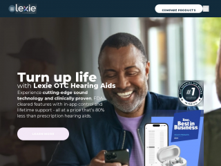 lexiehearing.com screenshot