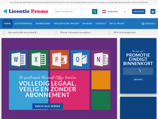 licentiepromo.be screenshot