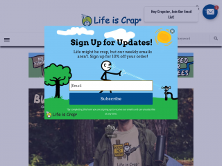 lifeiscrap.com screenshot