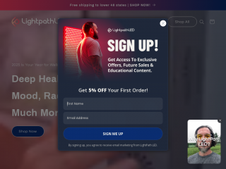 lightpathled.com screenshot