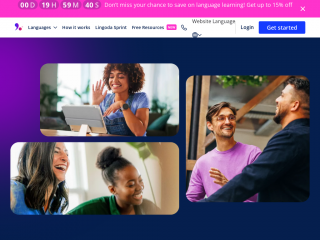 lingoda.com screenshot