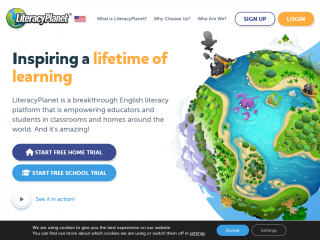 literacyplanet.com screenshot
