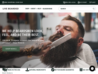 livebearded.com screenshot