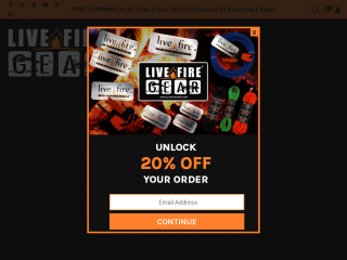 livefiregear.com screenshot